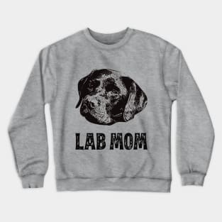 Labrador Retriever Mom - Lab Mom Crewneck Sweatshirt